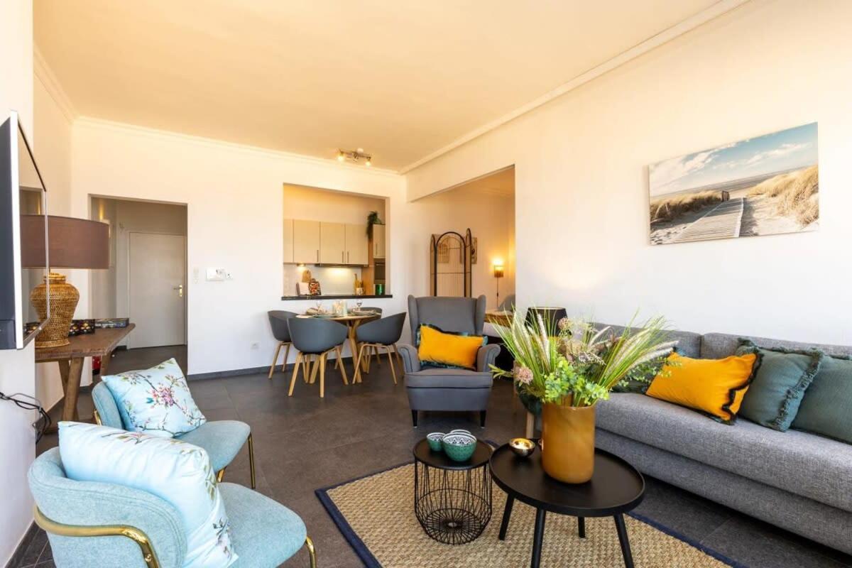 Huswell - Beautiful Spacious Studio With Frontal Sea View Кнокке-Гейст Екстер'єр фото