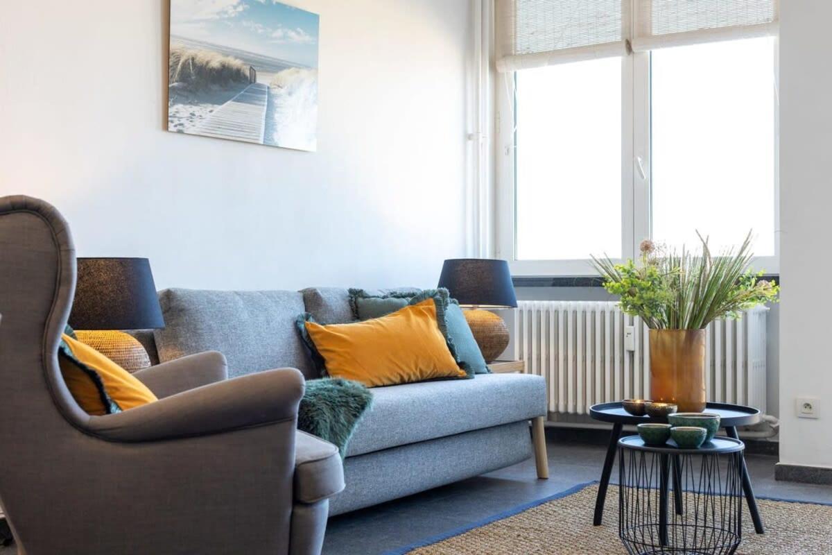 Huswell - Beautiful Spacious Studio With Frontal Sea View Кнокке-Гейст Екстер'єр фото
